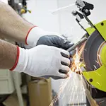 black powder free nitrile gloves